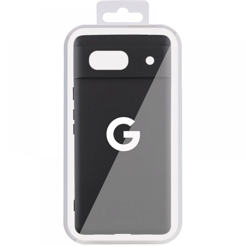 Чохол Silicone Cover Lakshmi Full Camera (AA) with logo для Google Pixel 7a Чорний / Black