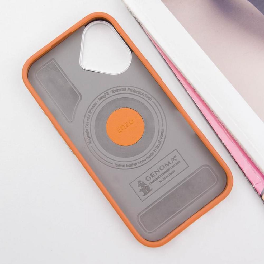 Чехол SGP PC+Leather with MagSafe для Apple iPhone 16 (6.1")