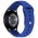 Силіконовий ремінець Sport для Smart Watch 20mm Синій / Shiny blue