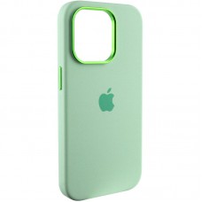 Чехол Silicone Case Metal Buttons (AA) для Apple iPhone 14 Pro (6.1")