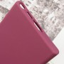 Чохол Silicone Cover Lakshmi Full Camera (AAA) для Samsung Galaxy S22 Ultra Бордовий / Plum