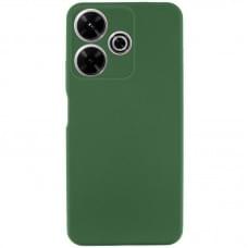 Чохол TPU GETMAN Liquid Silk Full Camera для Xiaomi Redmi 13 4G / Poco M6 4G Зелений / Dark green
