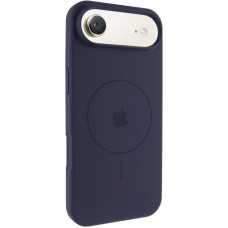 Чохол Silicone Case Full Protective (AA) V2 with MagSafe для Apple iPhone 17 Air (6.5") Темно-синій / Midnight blue