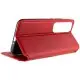 Шкіряний чохол-книжка GETMAN Cubic (PU) для Samsung Galaxy M35 5G Червоний
