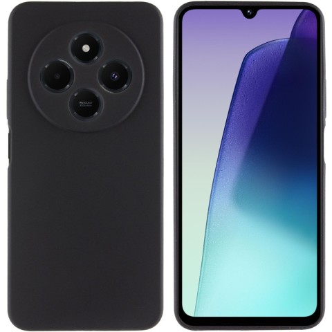 Чохол Silicone Cover Lakshmi Full Camera (AAA) для Xiaomi Redmi 14C / Poco C75 Чорний / Black