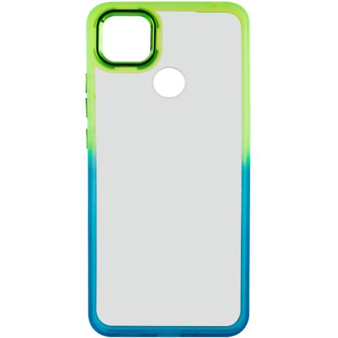 Чохол TPU+PC Fresh sip series для Xiaomi Redmi 9C Бірюзовий / Лимонний