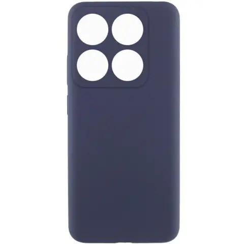 Чохол Silicone Cover Lakshmi Full Camera (AAA) для Xiaomi 14T Pro Темно-синій / Midnight blue