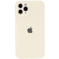 Чохол Silicone Case Full Camera Protective (AA) для Apple iPhone 12 Pro Max (6.7") Бежевий / Antique White