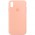 Чохол Silicone Case Full Protective (AA) для Apple iPhone X (5.8") / XS (5.8") Помаранчевий / Grapefruit