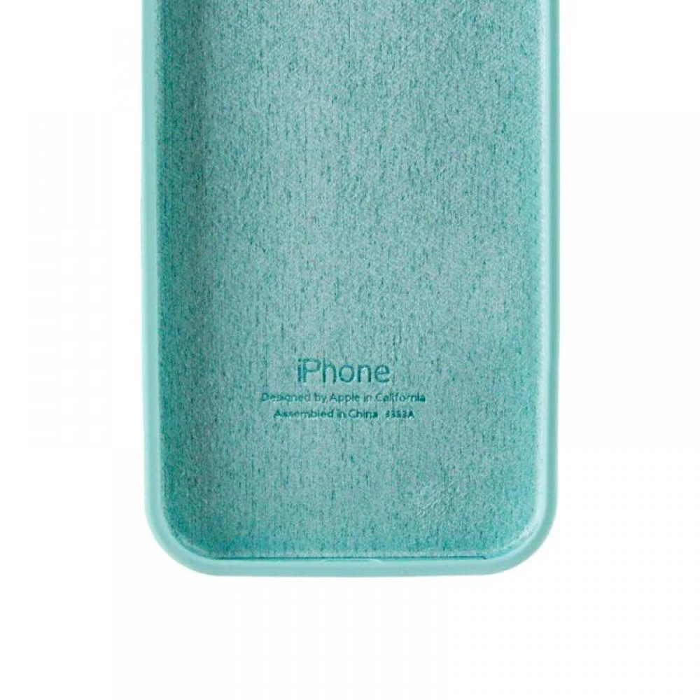 Чохол Silicone Case Full Protective (AA) для Apple iPhone 16e (6.1") Бірюзовий / Marine Green