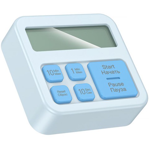 Електронний таймер + годинник Hoco HX43 Electronic Blue