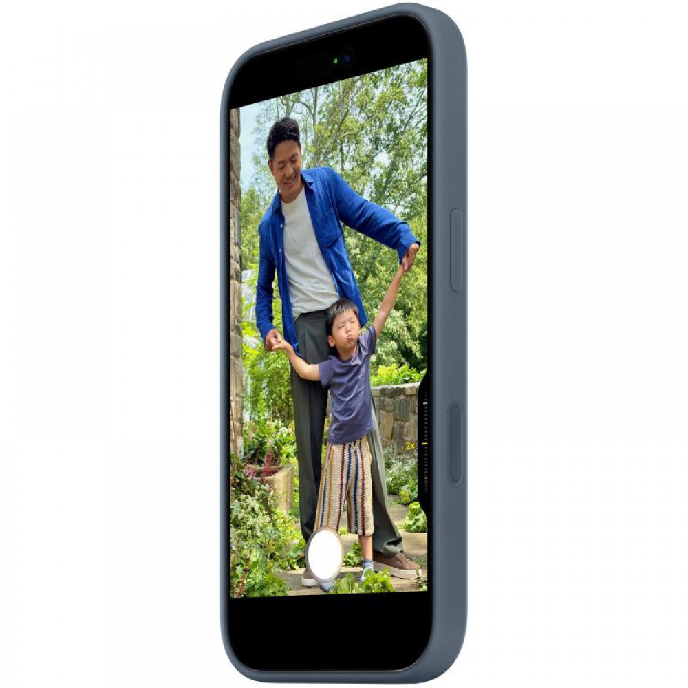 Чохол Silicone case (AAA) with Magsafe and Animation для Apple iPhone 17 Pro (6.3") Anchor Blue