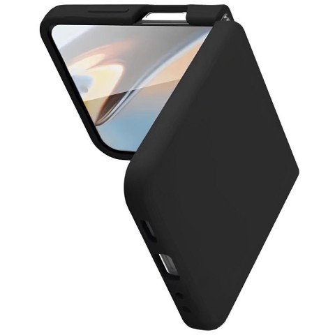 Чохол Foldables Silicone Cover Lakshmi (AAA) для Samsung Galaxy Z Flip5 Чорний / Black