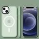 TPU+PC чехол Metal Buttons with MagSafe Colorful для Apple iPhone 13 (6.1")