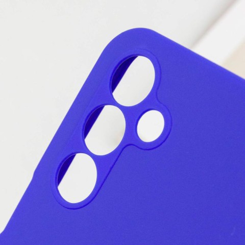 Чохол Silicone Cover Lakshmi Full Camera (AA) для Samsung Galaxy A16 4G/5G Синій / Iris