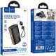 Портативний ЗП Power Bank Hoco Q50 Victory PD20W with cable 10000 mAh Black