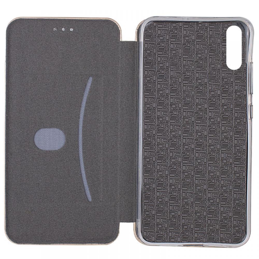 Шкіряний чохол-книжка Classy для Xiaomi Redmi 9A Золотий