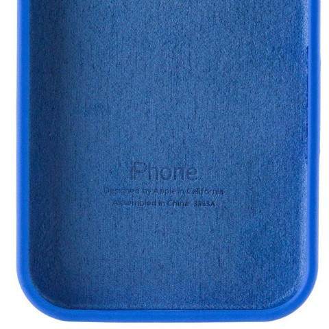 Чохол Silicone Case Full Protective (AA) для Apple iPhone 16e (6.1") Синій / Capri Blue