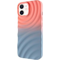 Чохол TPU ColorWave для Apple iPhone 12 Pro / 12 (6.1") Peach / Sky