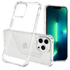 TPU чохол GETMAN Ease logo посилені кути для Apple iPhone 13 Pro (6.1") Безбарвний (прозорий)