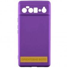 Чохол TPU GETMAN Liquid Silk Full Camera для TECNO Spark Go 1 Фіолетовий / Purple