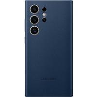 Шкіряний чохол Leather Case (AAA) для Samsung Galaxy S24 Ultra Navy Blue