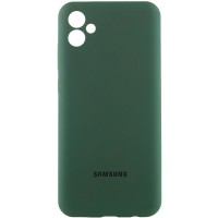 Чохол Silicone Cover Lakshmi Full Camera (AAA) with Logo для Samsung Galaxy A05 Зелений / Cyprus Green