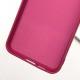 Чохол TPU GETMAN Liquid Silk Full Camera для Samsung Galaxy S24 FE Бордовий / Marsala