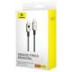 Дата кабель Baseus Unbreakable Series Fast Charging Type-C to Type-C 100W 1m (P10355800111-0) Stellar White