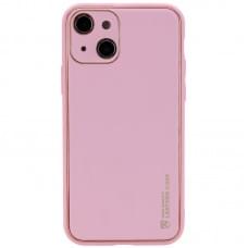 Шкіряний чохол Xshield для Apple iPhone 14 (6.1") Рожевий / Pink