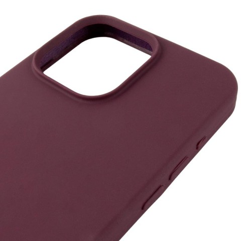 Чохол Silicone Case (AA) Logo with MagSafe для Apple iPhone 11 Pro (5.8") Бордовий / Plum