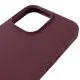 Чохол Silicone Case (AA) Logo with MagSafe для Apple iPhone 11 Pro (5.8") Бордовий / Plum