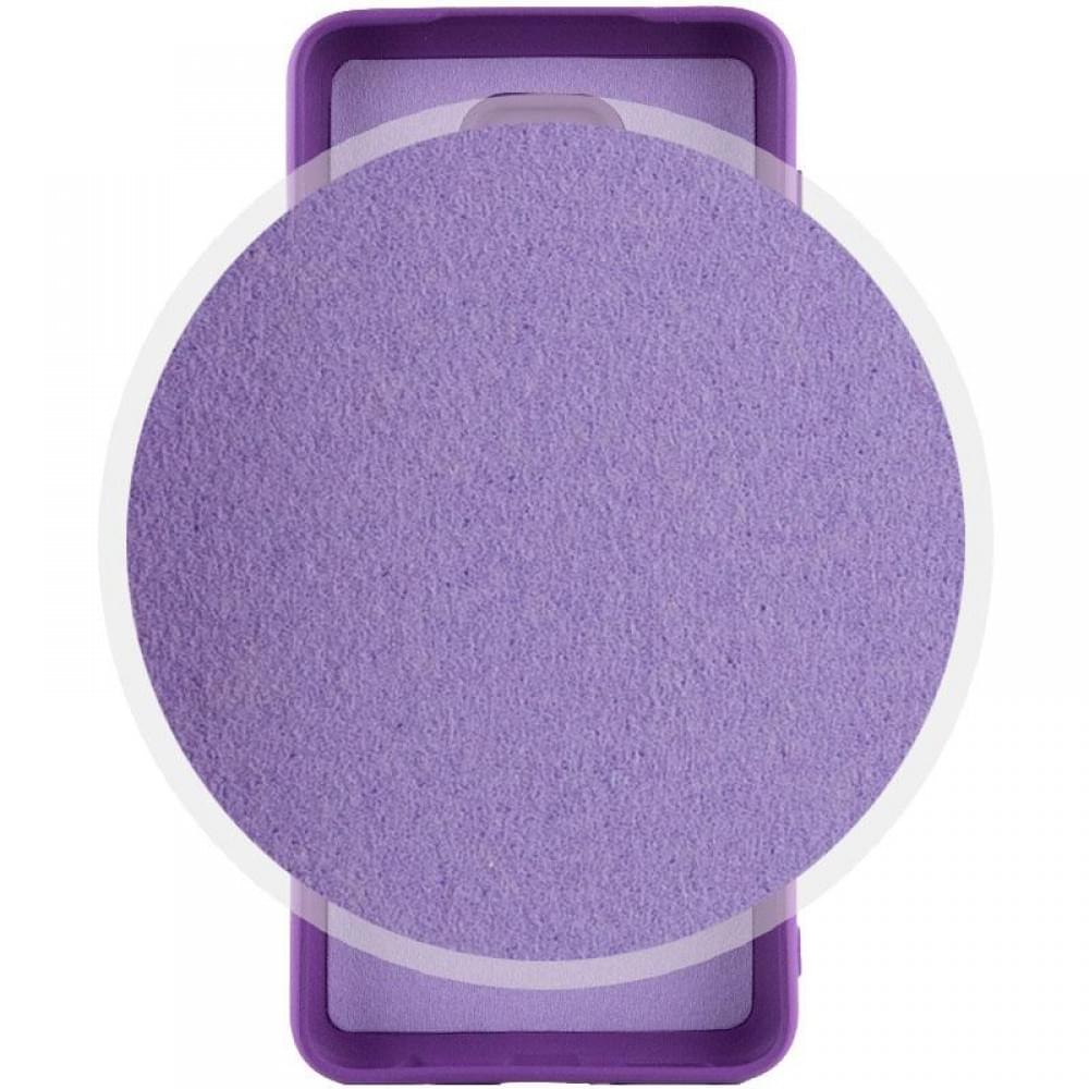 Чохол TPU GETMAN Liquid Silk Full Camera для Xiaomi Redmi Note 9s / Note 9 Pro / Note 9 Pro Max Фіолетовий / Purple