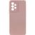 Чохол TPU GETMAN Liquid Silk Full Camera для Samsung Galaxy A13 4G Рожевий / Pink Sand