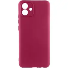 Чохол Silicone Cover Lakshmi Full Camera (AA) для Samsung Galaxy A04 Бордовий / Marsala