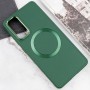 TPU чохол Bonbon Metal Style with MagSafe для Samsung Galaxy A54 5G Зелений / Army Green