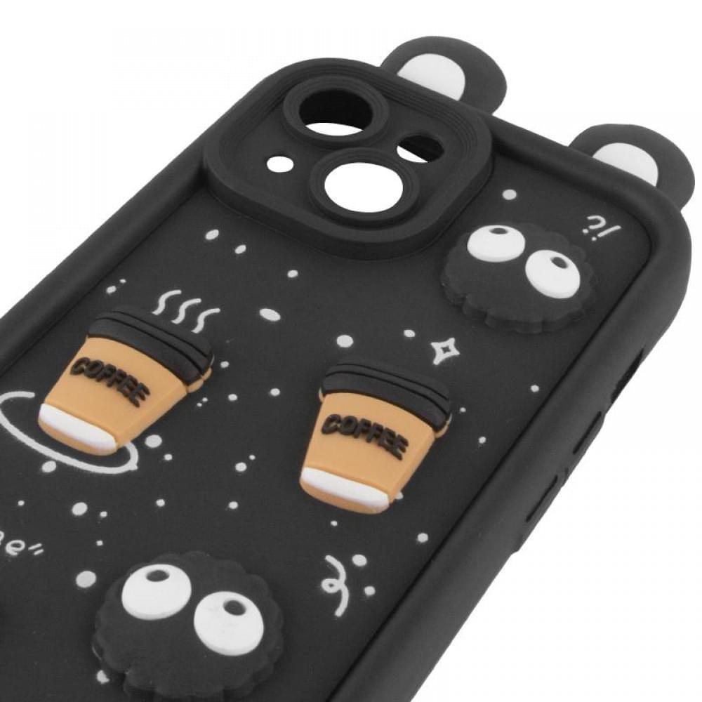 Чехол TPU Toys Case with Ears для Apple iPhone 15 (6.1")