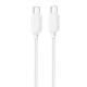Дата кабель Hoco X113 Beneficio Type-C to Type-C 60W (1m) White
