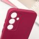 Чохол TPU GETMAN Liquid Silk Full Camera для Samsung Galaxy S24 FE Бордовий / Marsala
