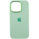 Чохол Silicone Case Metal Buttons (AA) для Apple iPhone 14 Pro (6.1") Зелений / Pistachio