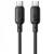 Дата кабель Baseus Silky Series OS Fast Charging Type-C to Type-C 100W (2m) (P10377704) Cluster Black Дата кабель Baseus Silky Series OS Fast Charging Type-C to Type-C 100W (2m) (P10377704) Cluster Black