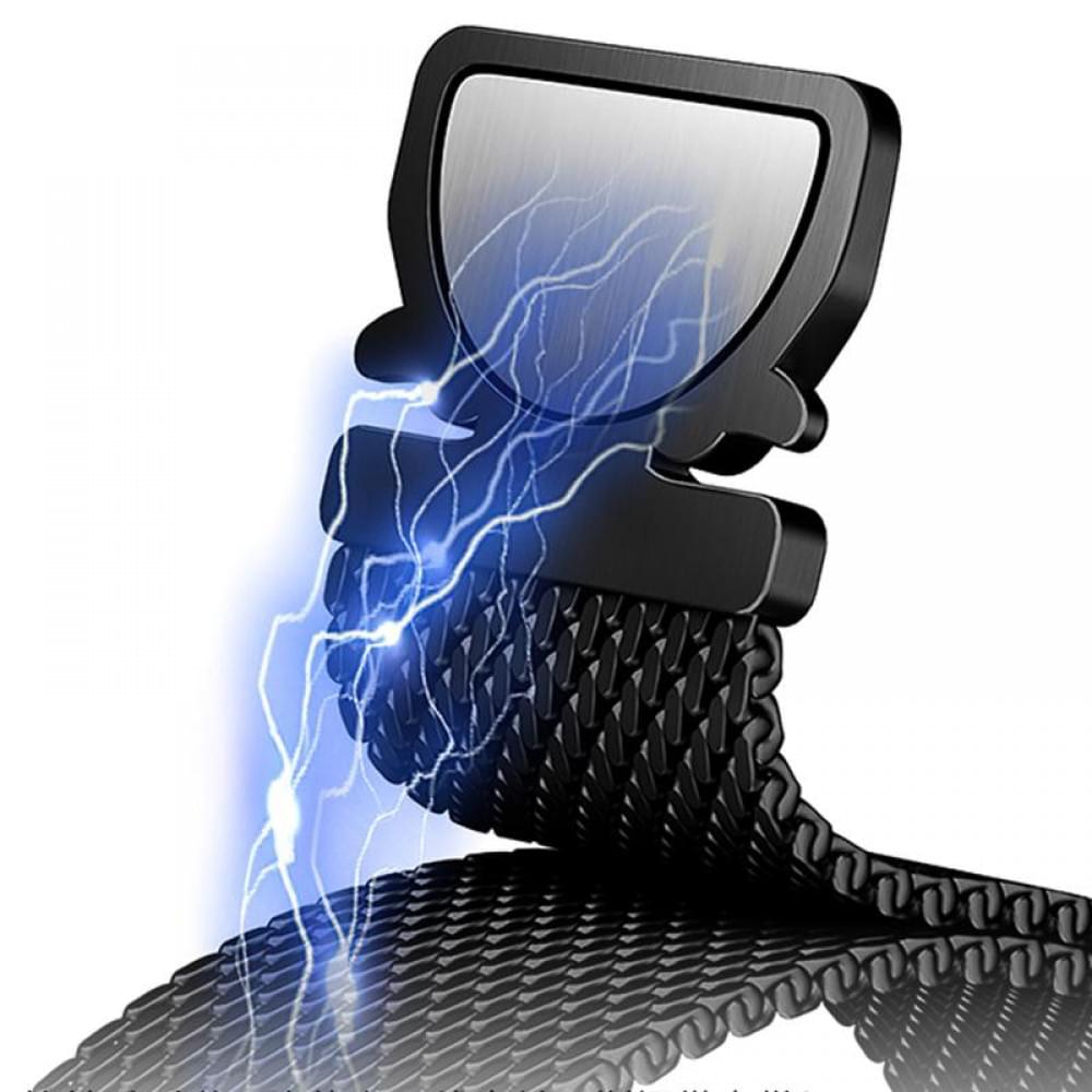 Ремінець Hoco WH16 Precioso series magnetic Milanese steel strap для Smart Watch 20mm Black