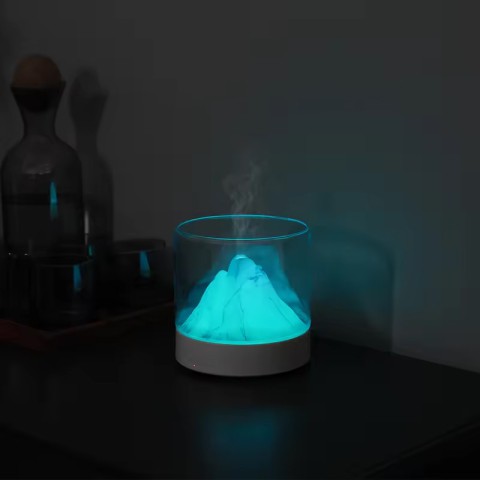 Зволожувач повітря з арома D5 Mountain gradient colour 300ml White