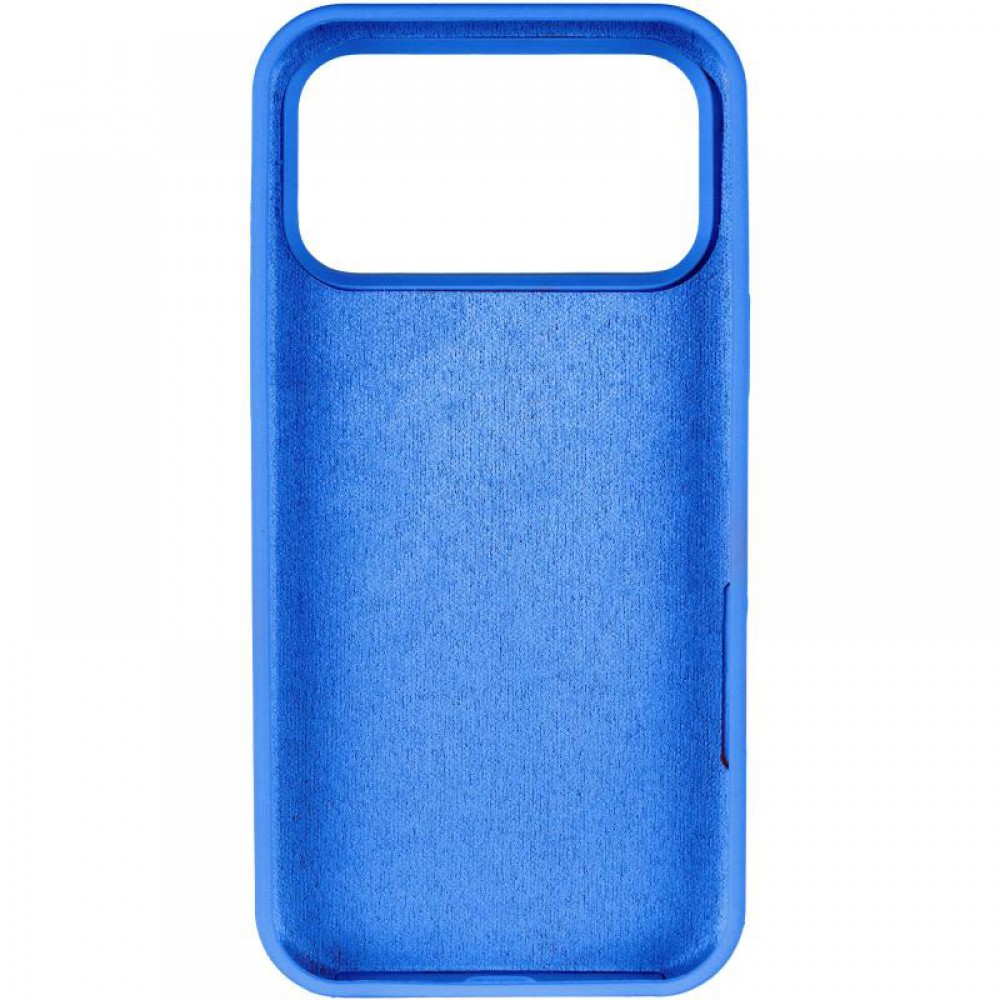 Чохол Silicone Case Full Protective (AA) для Apple iPhone 17 Pro (6.3") Синій / Capri Blue