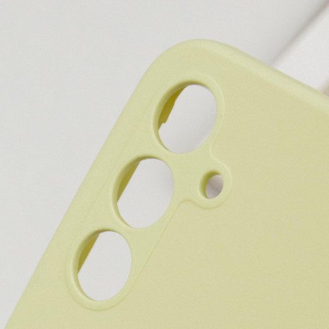 Чохол Silicone Cover Lakshmi Full Camera (AA) для Samsung Galaxy A25 5G Жовтий / Mellow Yellow