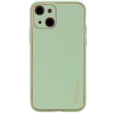 Шкіряний чохол Xshield для Apple iPhone 14 Plus (6.7") Зелений / Pistachio