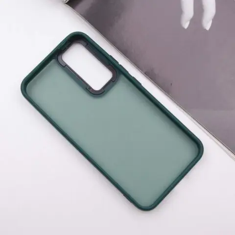 Чохол TPU+PC Lyon Frosted для Samsung Galaxy S25 FE Green