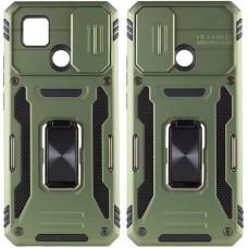 Ударостійкий чохол Camshield Army Ring для Xiaomi Redmi 9C / 10A Оливковий / Army Green