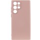 Чохол TPU GETMAN Liquid Silk Full Camera для Samsung Galaxy S24 Ultra Рожевий / Pink Sand