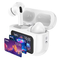 Бездротові TWS навушники Hoco EW72 Lite Soar with Touch Screen White